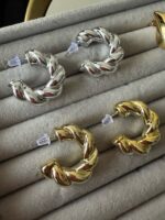 Argolla anudada Gold - color Plata